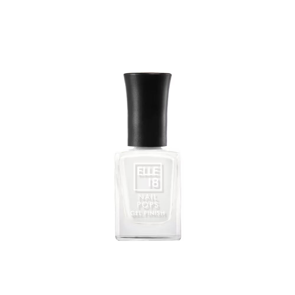 ELLE 18 NAIL POP GEL FINISH - G4 White 10 MILLI_LITRE