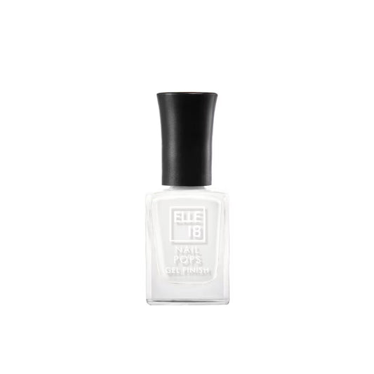 ELLE 18 NAIL POP GEL FINISH - G4 White 10 MILLI_LITRE