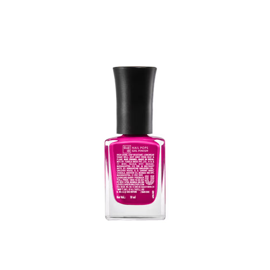 ELLE 18 Nail Pop Gel Finish Nail Polish - G10 Magenta 10 MILLI_LITRE