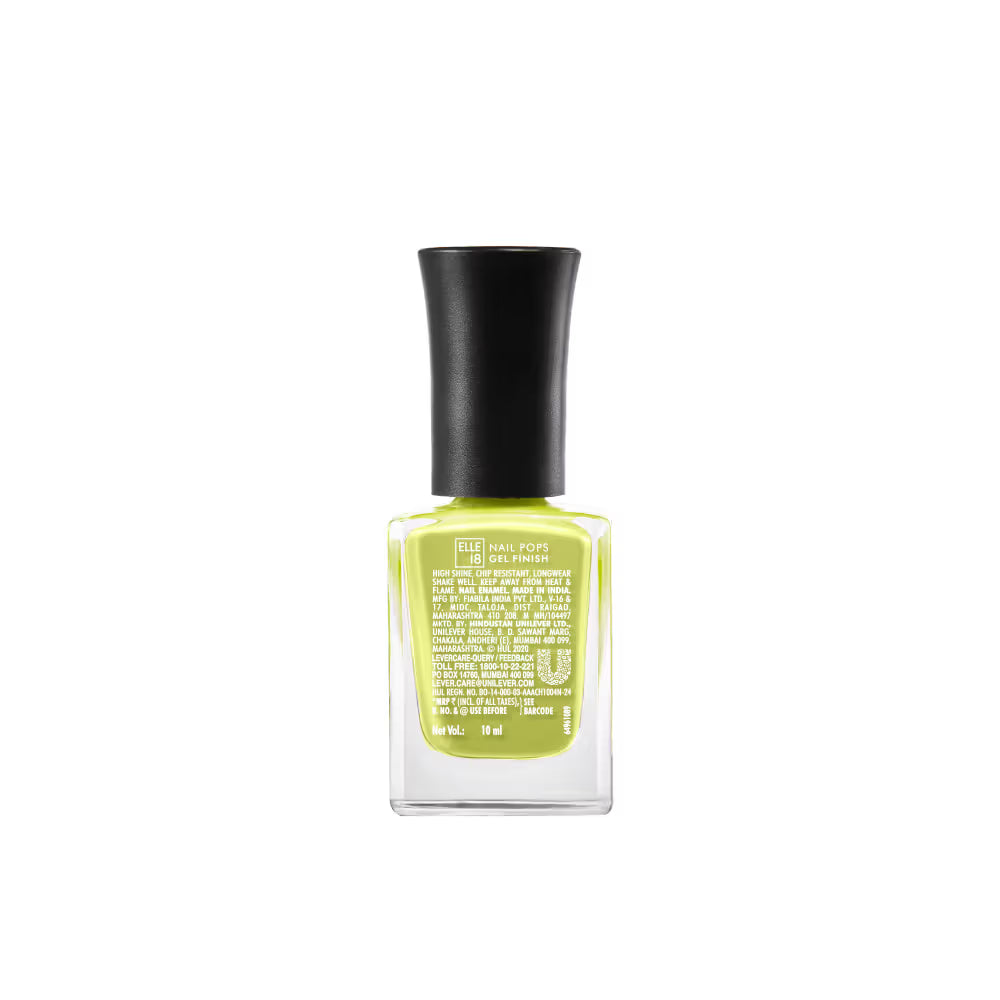ELLE 18 NAIL POP GEL FINISH - G22 Green 10 MILLI_LITRE
