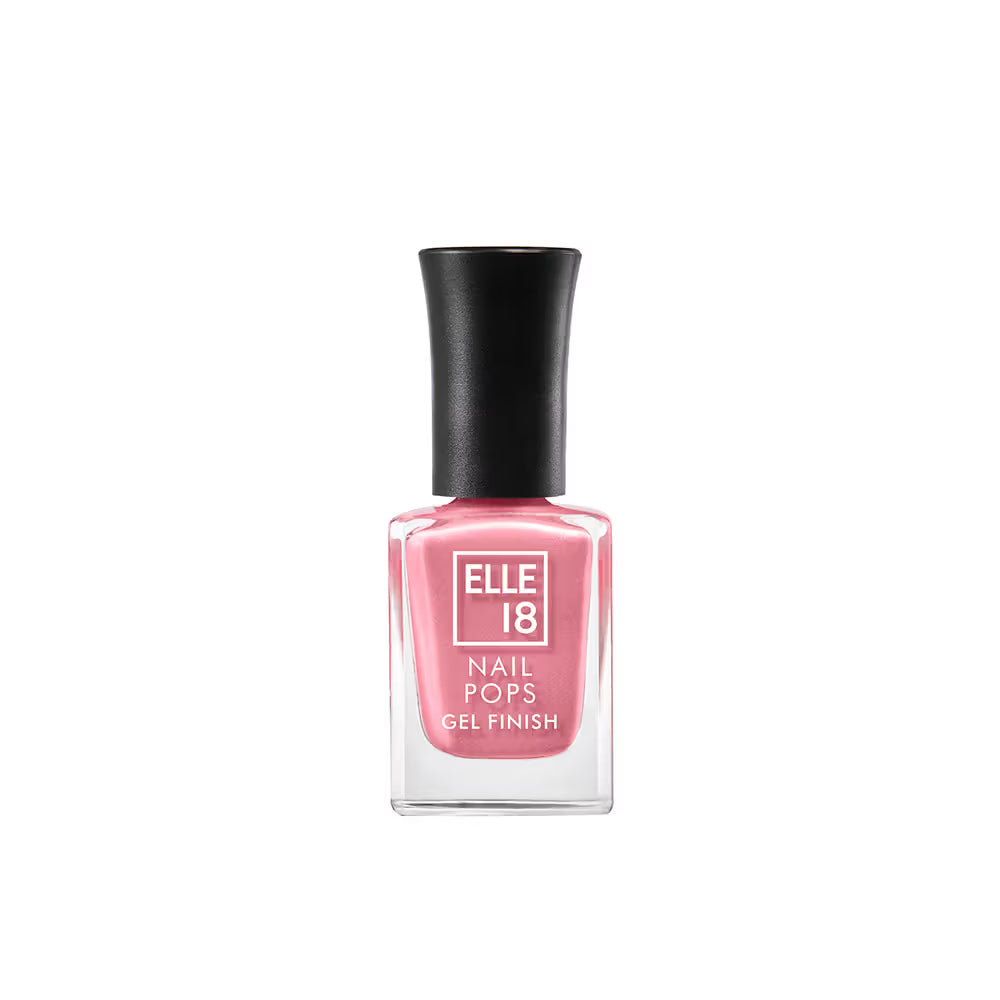 ELLE 18 NAIL POPS GEL FINISH Nail Polish - G23 Pink Pearl 10 MILLI_LITRE