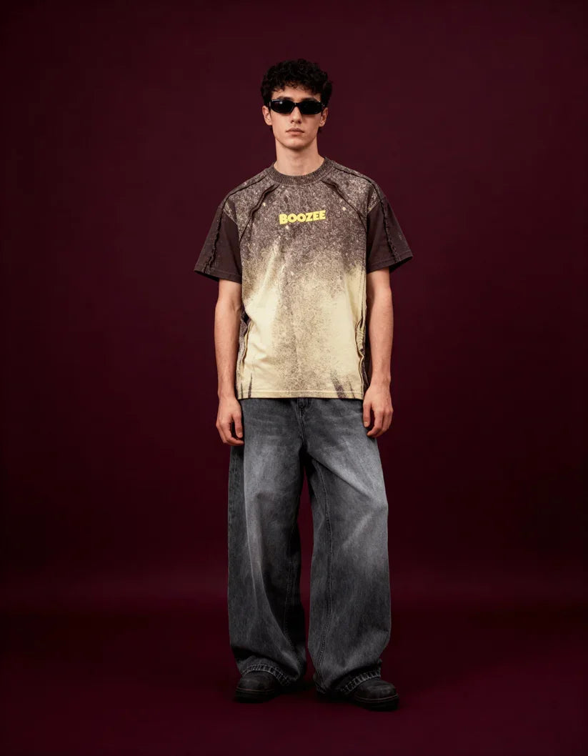 Desert Burn Brown Oversized T-Shirt