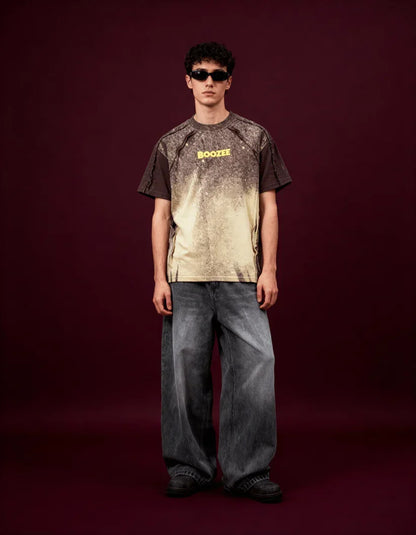 Desert Burn Brown Oversized T-Shirt