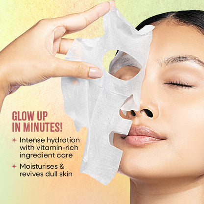 NYKAA NATURAL SKIN SECRETS AVOCADO+MORINGA Sheet Mask 20 GRAM