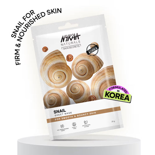 NYKAA NATURALS SNAIL SKIN SHEET MASK 20 GRAM