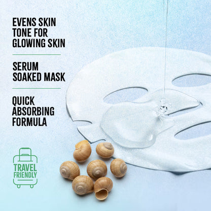 NYKAA NATURALS SNAIL SKIN SHEET MASK 20 GRAM
