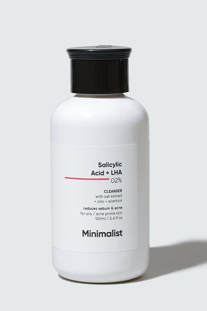 Minimalist 2% Salicylic Acid + LHA Cleanser 100 MILLI_LITRE