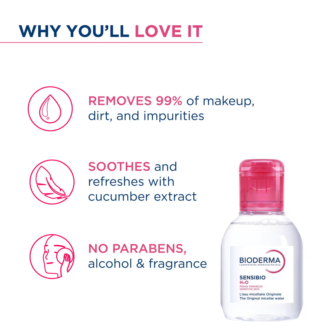 Bioderma Sensibio H2O Makeup Removaer 100 MILLI_LITRE