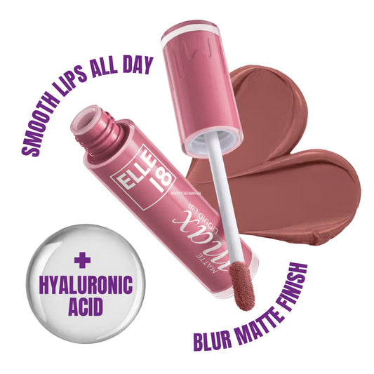 ELLE 18 MATTE MAX LIQUID LIP -NUDE SPICE