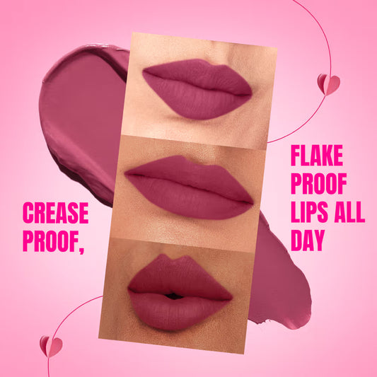 ELLE 18 MATTE MAX LIQUID LIP -PINK PEONY