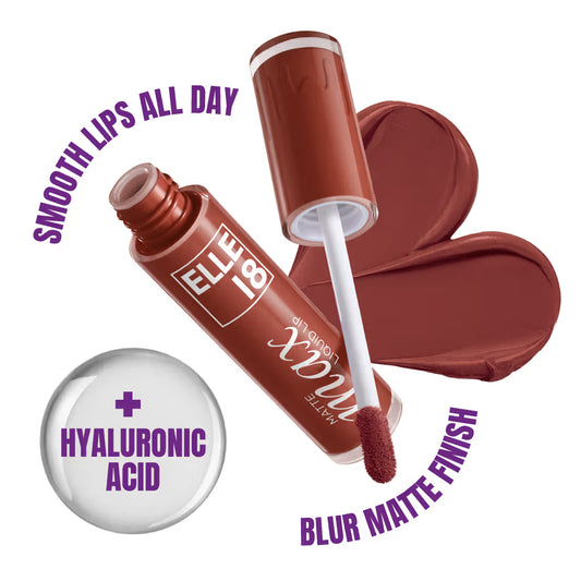 ELLE 18 MATTE MAX LIQUID LIP -COCOA SPRINKLE