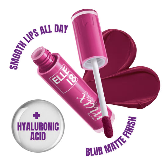 ELLE 18 MATTE MAX LIP PLUM CAKE