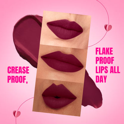 ELLE 18 MATTE MAX LIP PLUM CAKE