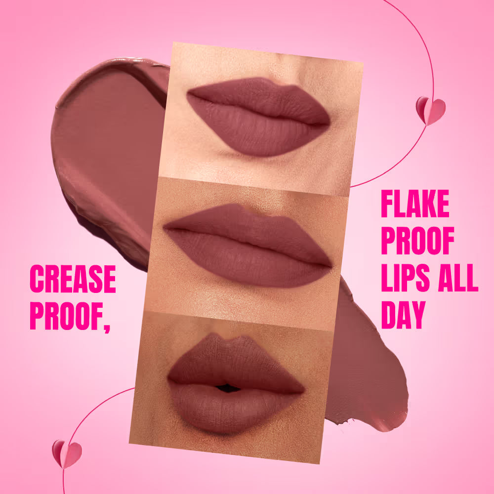 ELLE 18 MATTE MAX LIQUID LIP -NUDE HONEY