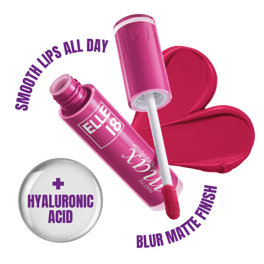 ELLE 18 MATTE MAX LIQUID LIP -PINK MEMORY