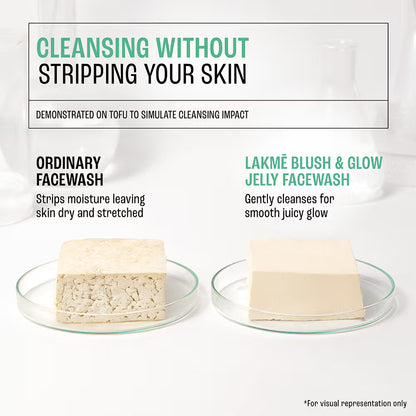 Lakme Blush & Glow Avocado Matcha + Salicylic Acid Jelly Face Wash
