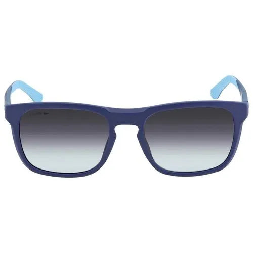 Lacoste Matte Blue Square Full Rim Eyeglasses