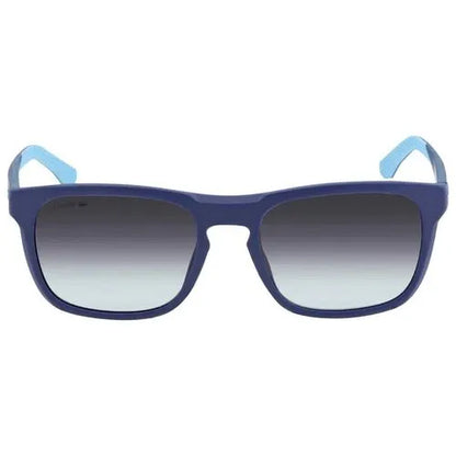 Lacoste Matte Blue Square Full Rim Eyeglasses
