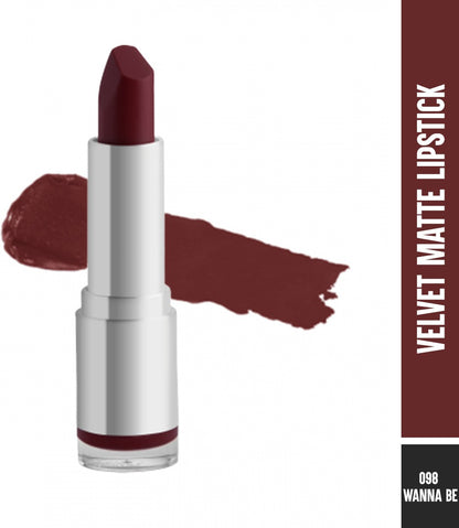 Colorbar Velvet Matte Lipstick -098 Wana Be 4.2 g
