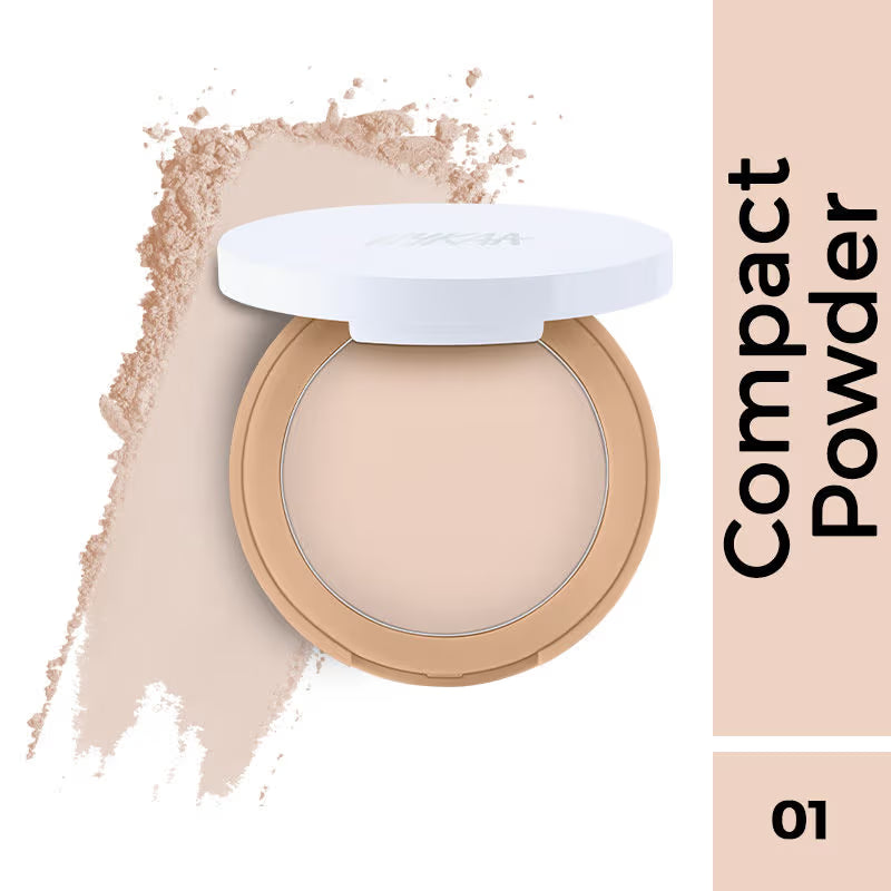 Nykaa All Day Matte Compact Powder - Ivory 01 8 GRAM