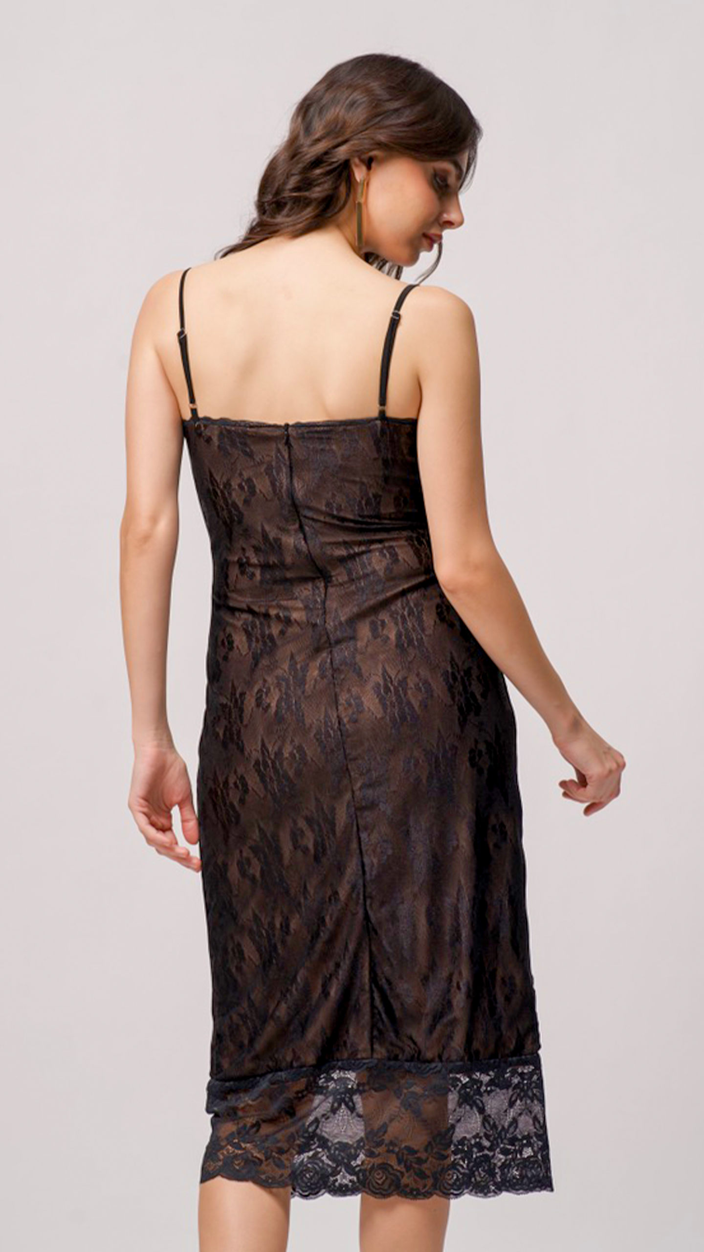 Detail Lace Bodycon Dress