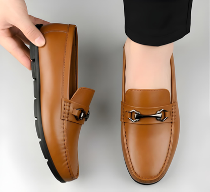 Latest Fashionable Loafers for Men & Boys | Casual Slip-On Shoes for Daily Wear | Soft Sole Comfortable Driving Shoes for All Day Comfort - Tan - UK 10