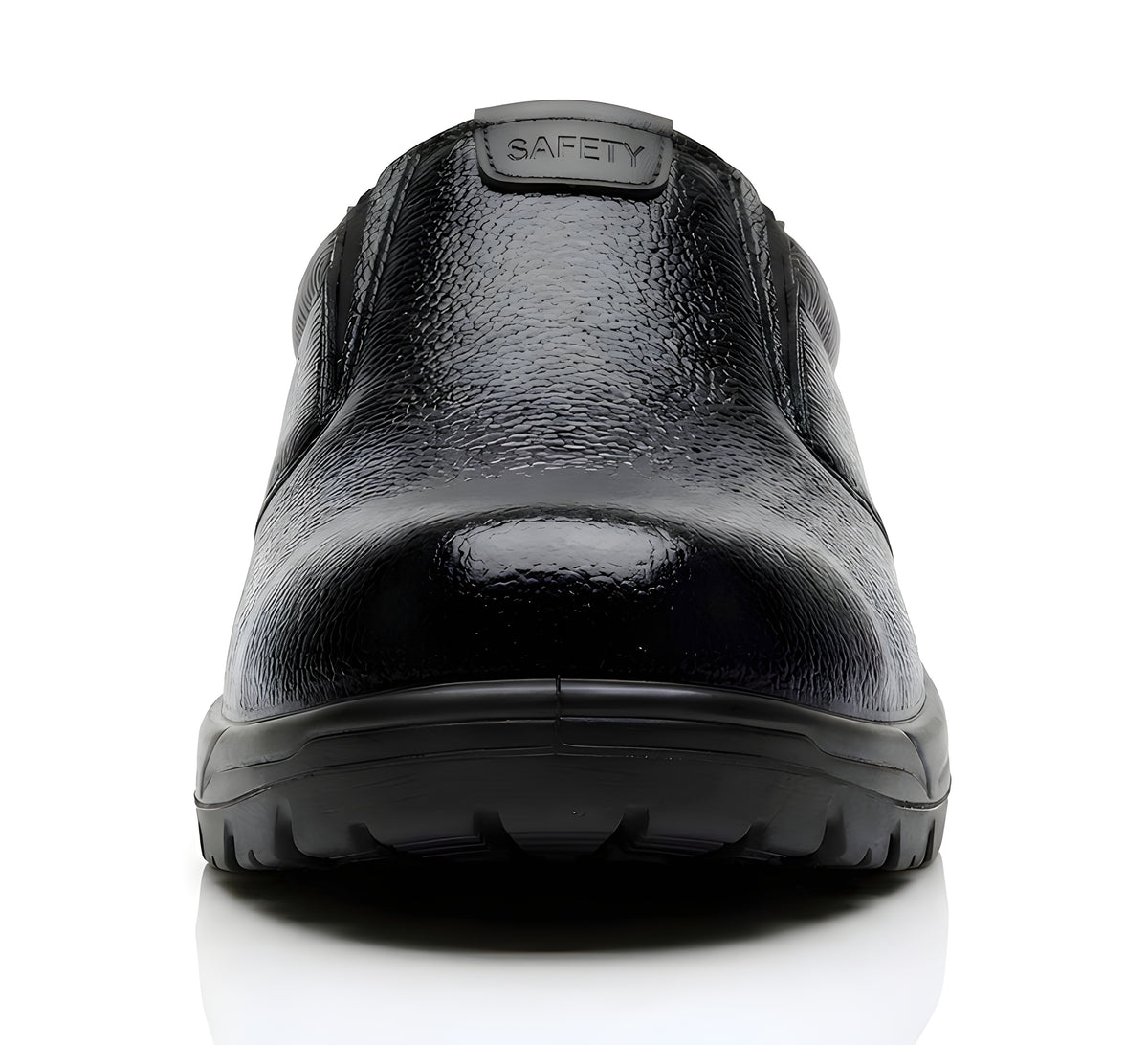 Latest Stylish Genuine Mild Leather Police Safety Shoes for Men | Heavy Duty Steel Toe Tactical Boots | Anti-Slip Industrial Work Footwear For Men