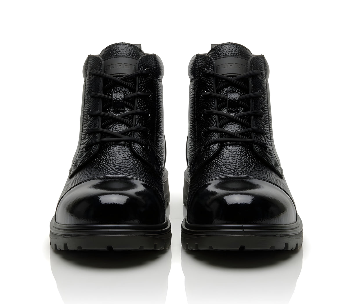 Latest Elite Genuine Mild Leather Police Boots for Men | Heavy Duty Safety Tactical Work Boots | Durable Anti-Slip Industrial Security Shoes For Men