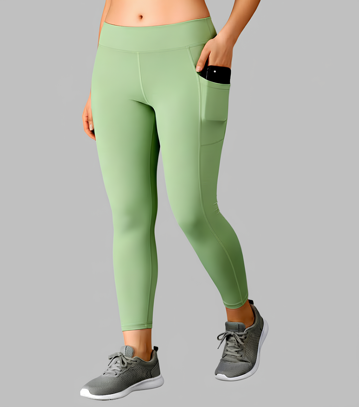 WUGO - Ultra-Soft Workout Leggings for Women | High-Stretch Yoga Pants | Comfortable Gym & Sportswear for Girls | Ideal for Yoga, Cardio & Home Workouts - Pista - 3XL