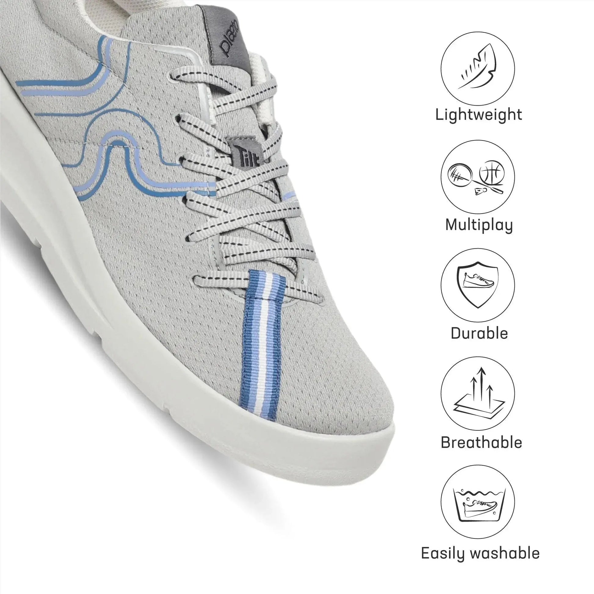 Route 44 Grey Training Shoes for Men Plaeto