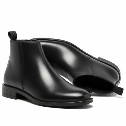 WUGO - Chain Boot Latest Stylish Men's Black Chelsea Boots | Faux Leather Slip-On Ankle Boots | Comfortable Casual & Formal Footwear for Men & Boys product image
