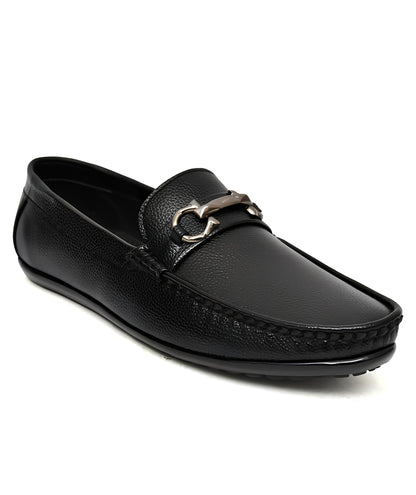 Latest Fashionable Loafers for Men & Boys | Casual Slip-On Shoes for Daily Wear | Soft Sole Comfortable Driving Shoes for All Day Comfort - LOAFER102-BLK