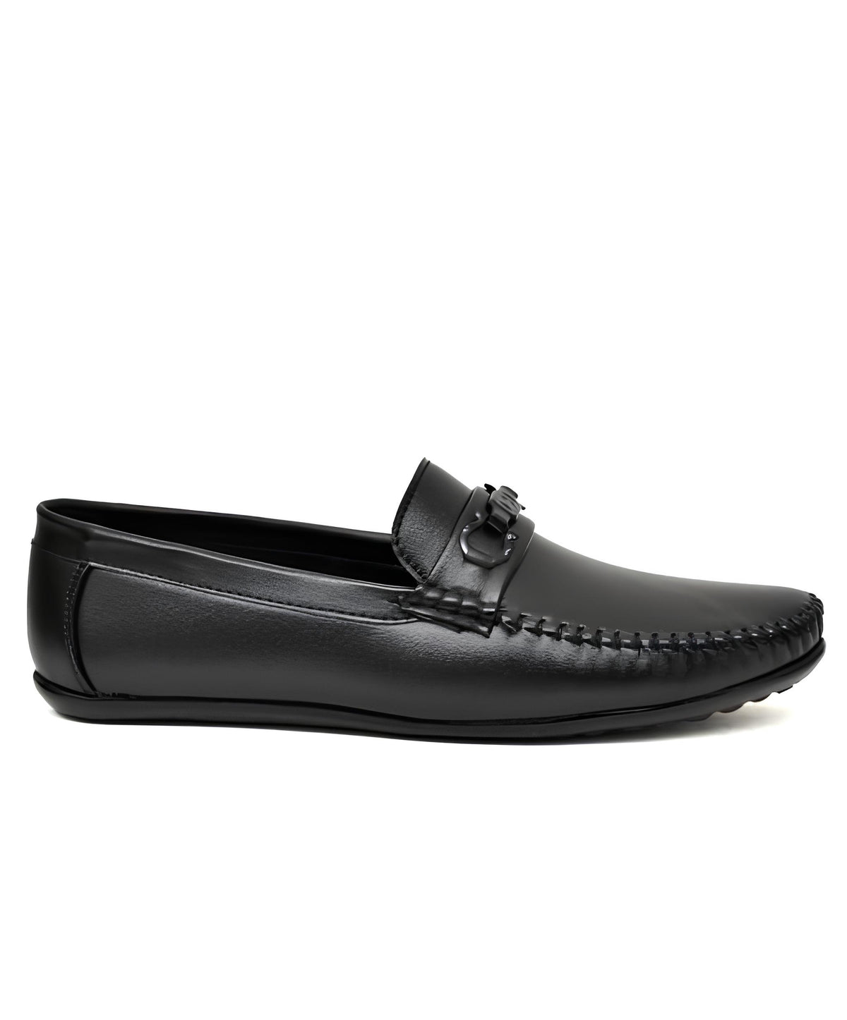 Latest Stylish Loafers for Men & Boys | Casual Slip-On Daily Wear Shoes | Comfortable Lightweight Driving Shoes for Office & Regular Use - LOAFER100-BLK