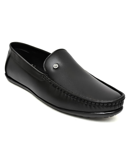 Latest Stylish Loafers for Men & Boys | Casual Slip-On Daily Wear Shoes | Comfortable Lightweight Driving Shoes for Office & Regular Use - LOAFER101-BLK