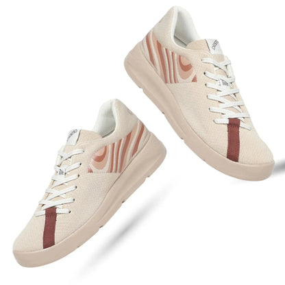 Women Beige Coast Trainer Shoes Plaeto