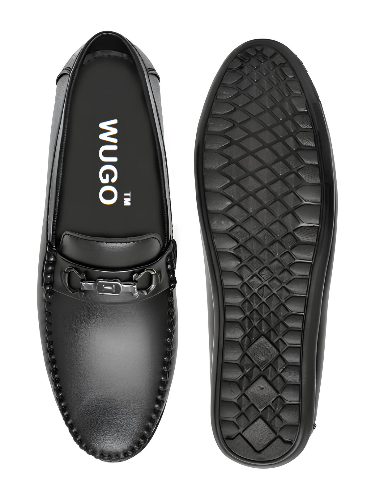 Latest Stylish Loafers for Men & Boys | Casual Slip-On Daily Wear Shoes | Comfortable Lightweight Driving Shoes for Office & Regular Use - LOAFER100-BLK