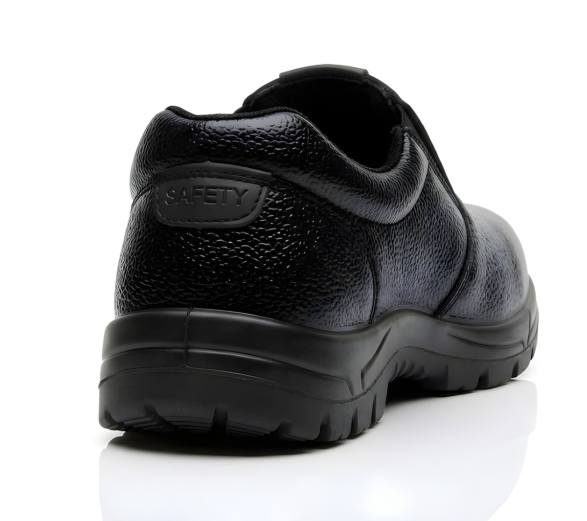 Latest Stylish Genuine Mild Leather Police Safety Shoes for Men | Heavy Duty Steel Toe Tactical Boots | Anti-Slip Industrial Work Footwear For Men
