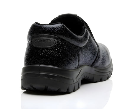 Latest Stylish Genuine Mild Leather Police Safety Shoes for Men | Heavy Duty Steel Toe Tactical Boots | Anti-Slip Industrial Work Footwear For Men