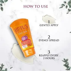Lotus Herbals Safe Sun Moisturising Sunscreen Lotion SPF 30 PA + + 100 g