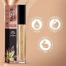 Faces Canada High Cover Concealer - Sand Beige 4 ml