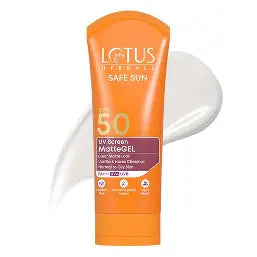 LOTUS HERBALS SAFE SUN SPF 50 UV Screen Matte GEL 50 g
