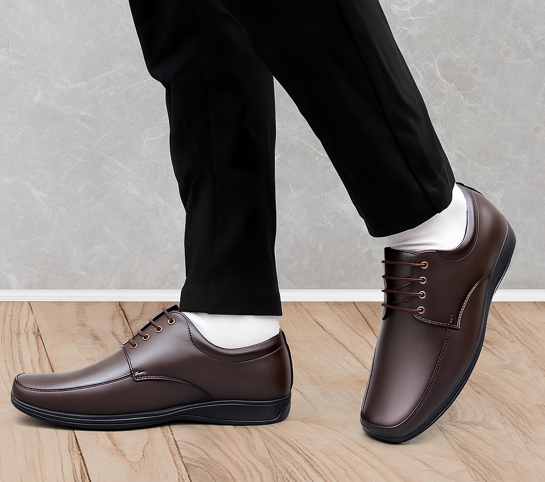 WUGO - Latest Fabulous Men Formal Shoes | Brown Office Shoes | Outdoor Shoes | Business Shoes For Men's & Boys - Brown - UK 10