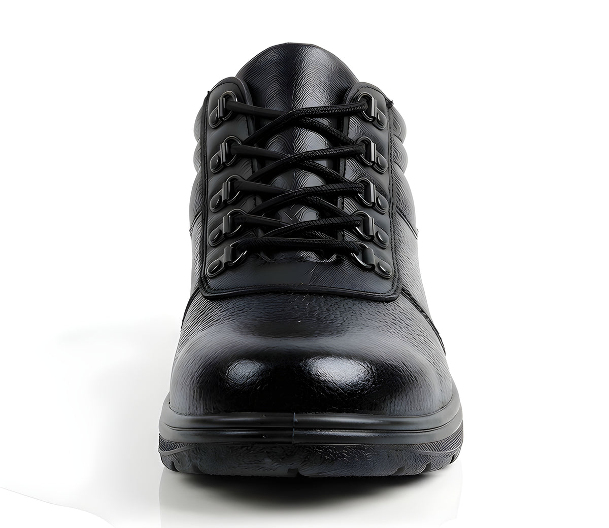 Latest Trendy Genuine Mild Leather Police Boots for Men | Heavy Duty Tactical Safety Boots | Anti-Skid Durable Industrial Work Shoes For Men
