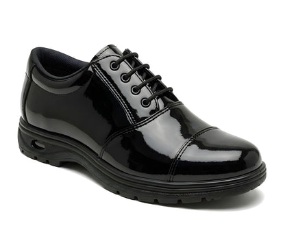 Latest Graceful Genuine Mild Leather Police Safety Shoes for Men | Steel Toe Heavy Duty Tactical Work Shoes | Anti-Slip Industrial Security Footwear For Men