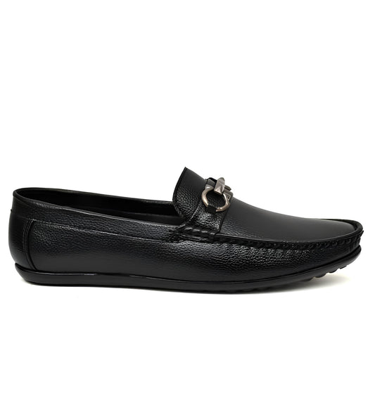 Latest Fashionable Loafers for Men & Boys | Casual Slip-On Shoes for Daily Wear | Soft Sole Comfortable Driving Shoes for All Day Comfort - LOAFER102-BLK