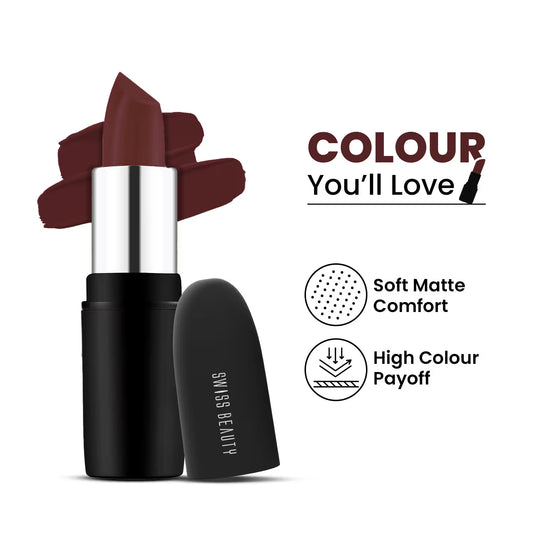 SWISS BEAUTY PURE MATTE LIPSTICK - SB S6 227