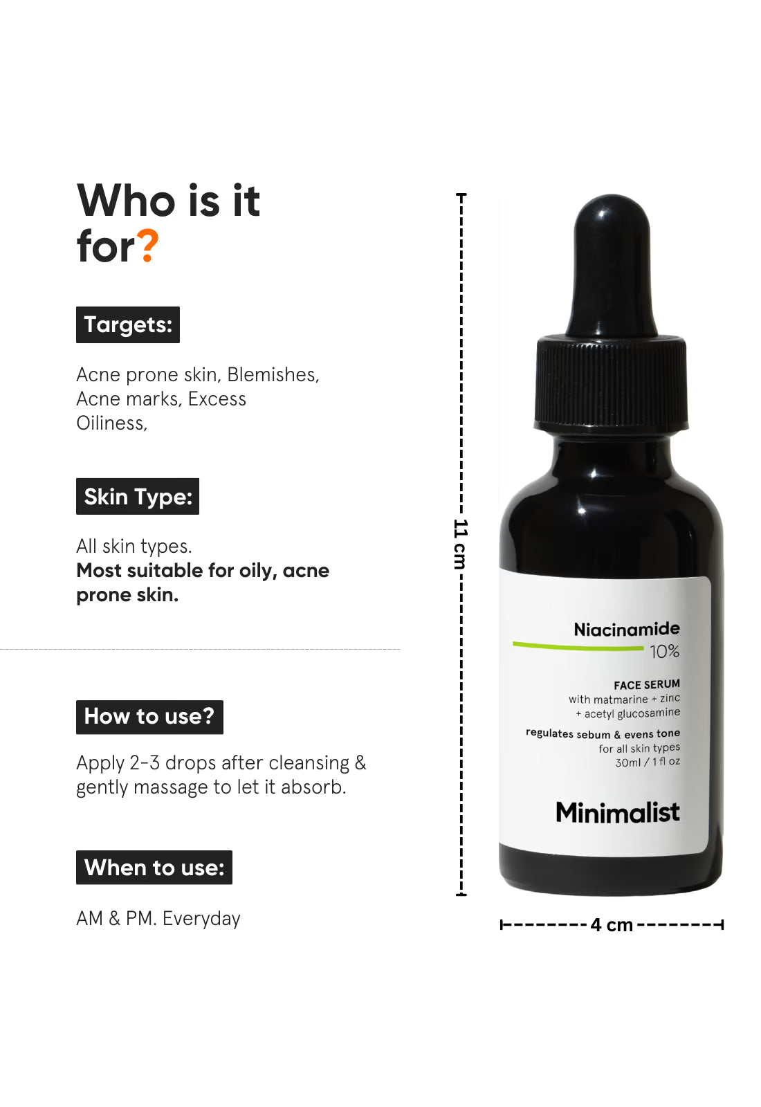 Minimalist 10% Niacinamide Face Serum 30 MILLI_LITRE