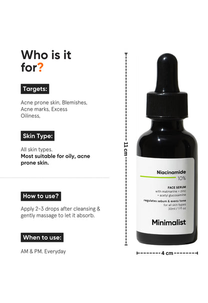 Minimalist 10% Niacinamide Face Serum 30 MILLI_LITRE