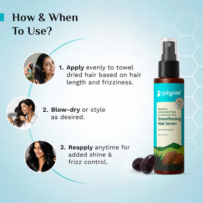 Pilgrim Patua & Hyaluronic Acid Smoothening Hair Serum 100 MILLI_LITRE