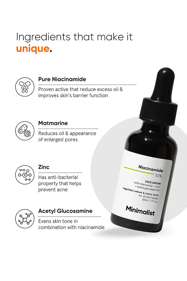 Minimalist 10% Niacinamide Face Serum 30 MILLI_LITRE